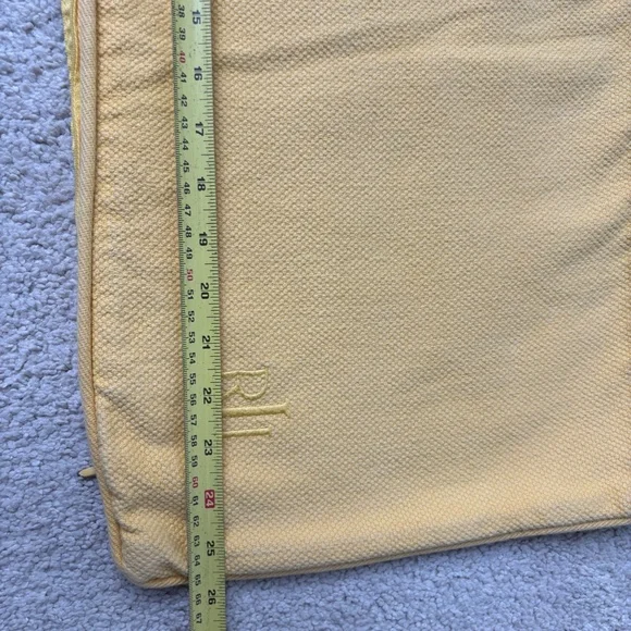 Ralph Lauren yellow oblong pillow cover - Picture 8 of 11